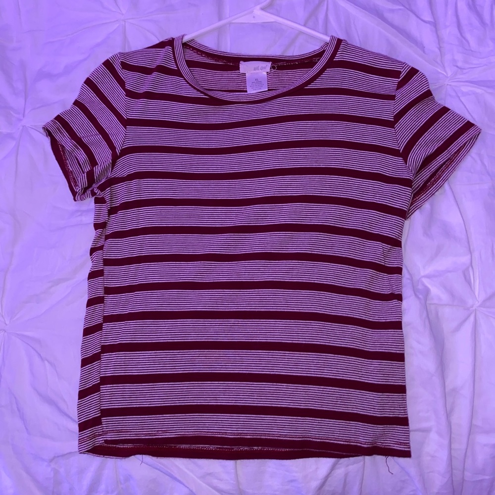 red crop top